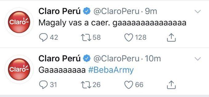 Beba Army tomó control del Twitter de Claro Perú