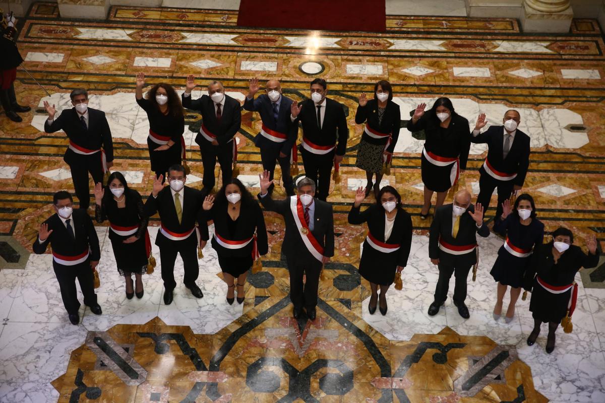 Violeta Bermúdez juró como nueva titular de la PCM y estos son sus ministros