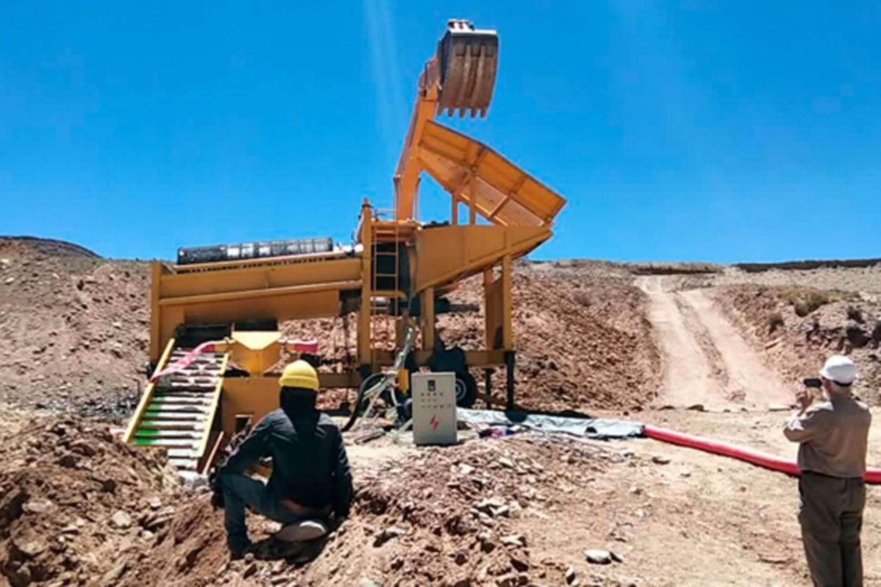 Actividad minera en el Perú