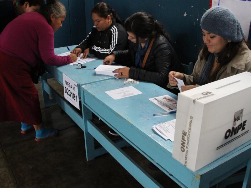 Mujeres en elecciones