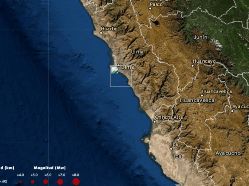 Sismo hoy en Lima