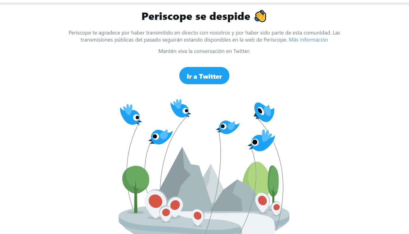 Periscope se despide