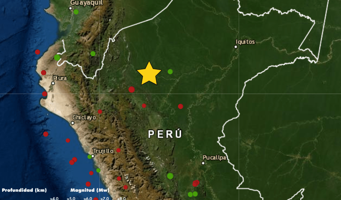 Sismo en Amazonas