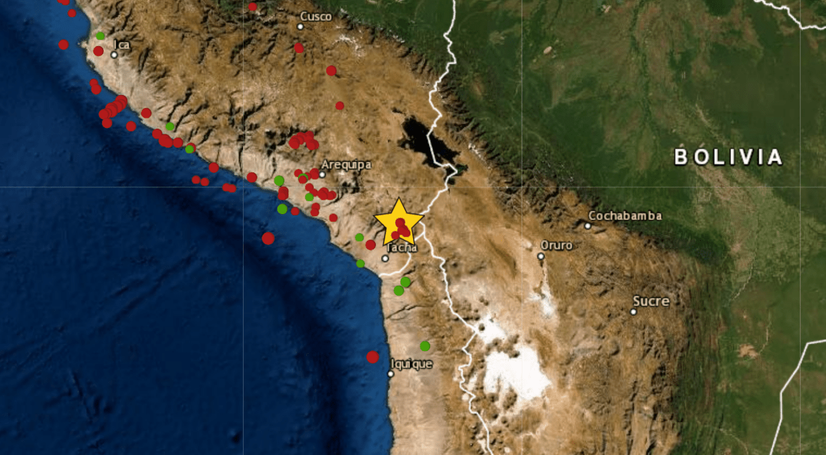 Sismo en Tacna