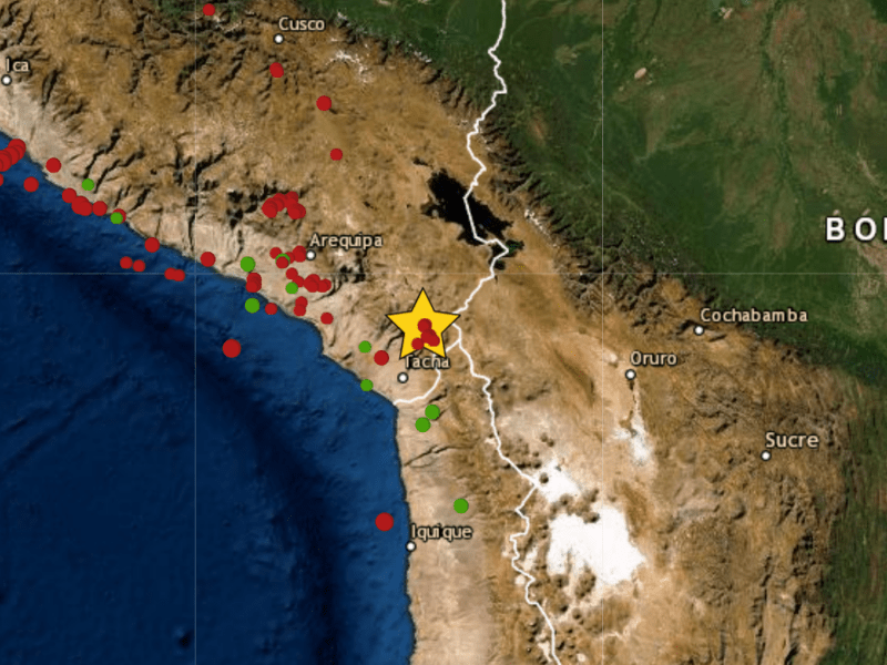 Sismo en Tacna