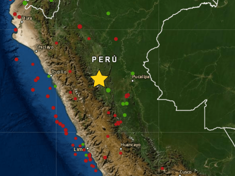 Sismo en San Martín