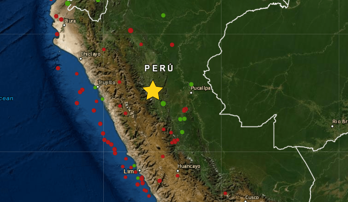 Sismo en San Martín