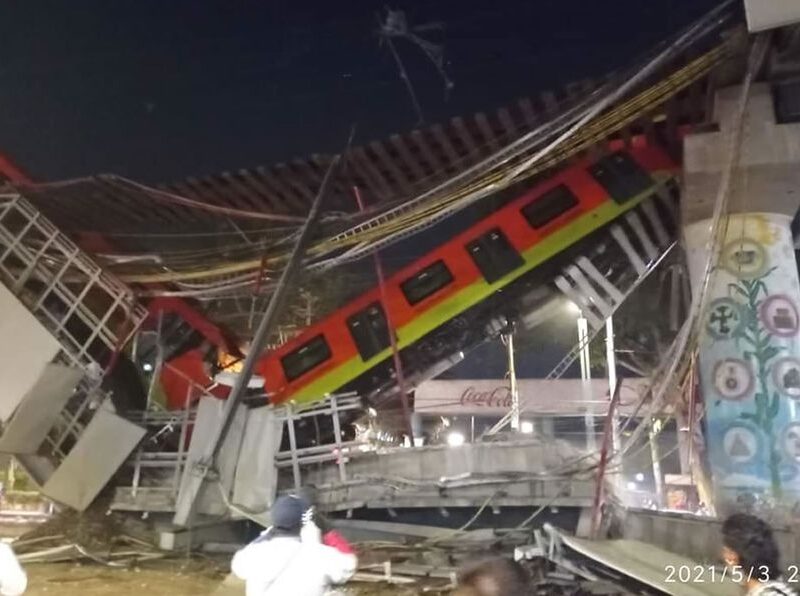 Tragedia en México por derrumbe de estación de la Línea 12 del Metro de Ciudad de México