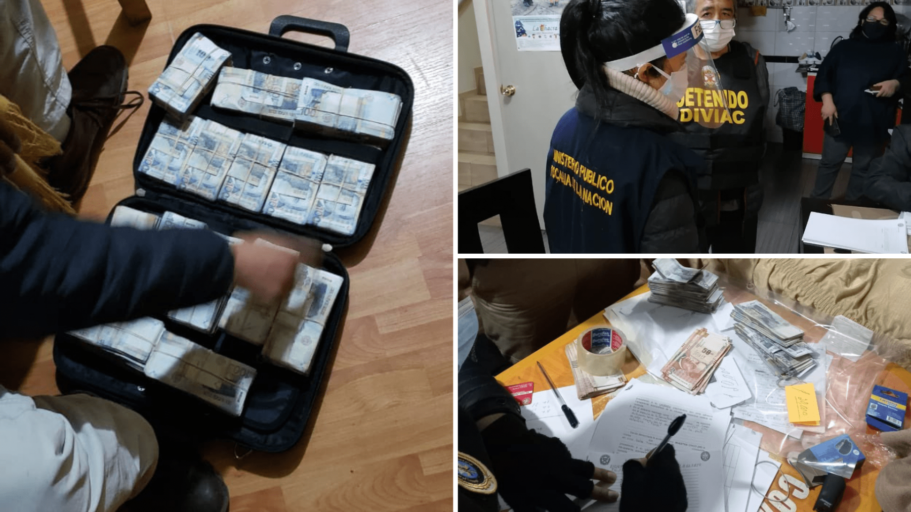 Fiscalía incautó medio millón de soles a organización Los Dinámicos del Centro