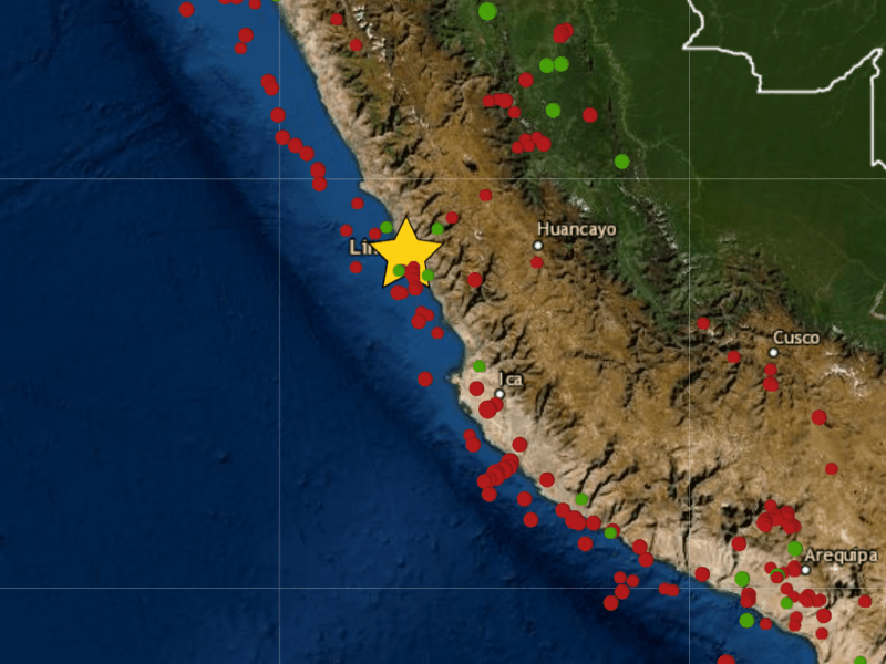 Sismo en Lima