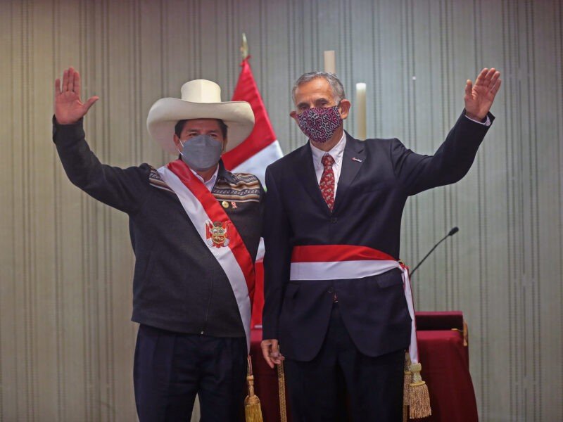 Pedro Castillo y Pedro Francke