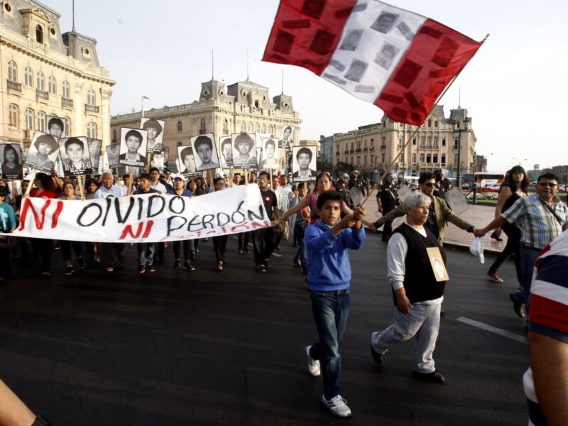 Protestas en el Perú