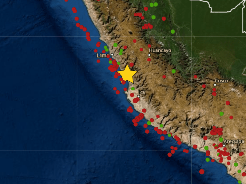 Sismo en Cañete