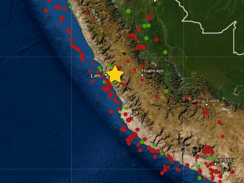 Sismo en Lima hoy