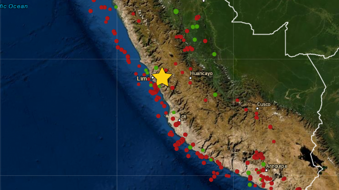 Sismo en Lima hoy