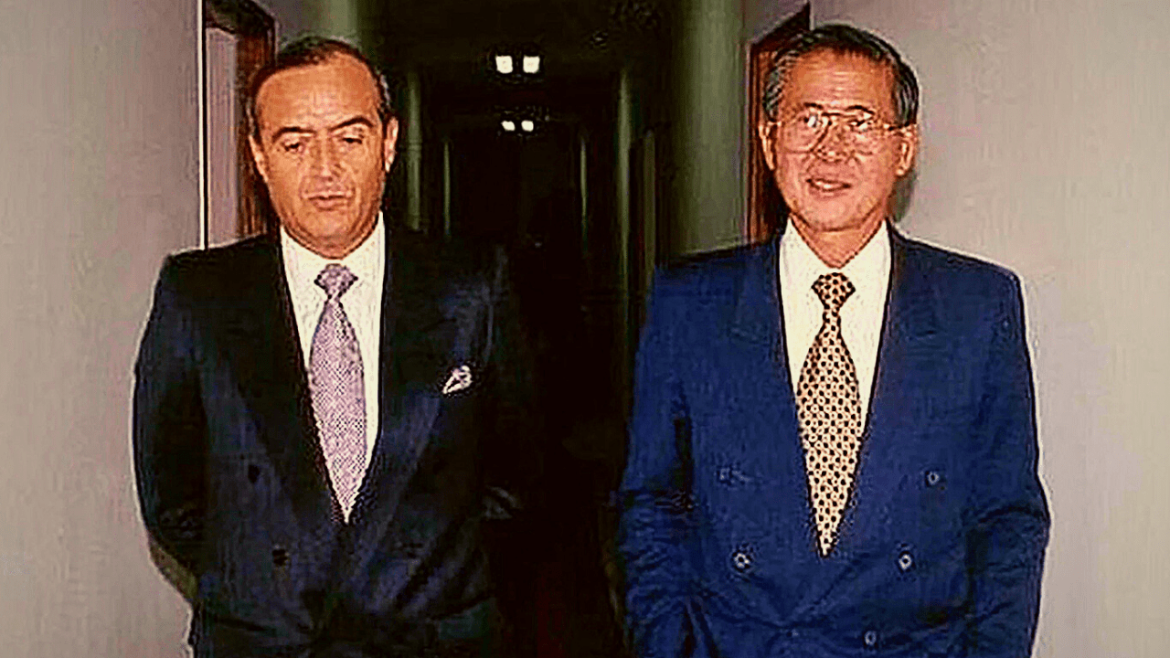 Alberto Fujimori y Vladimiro Montesinos