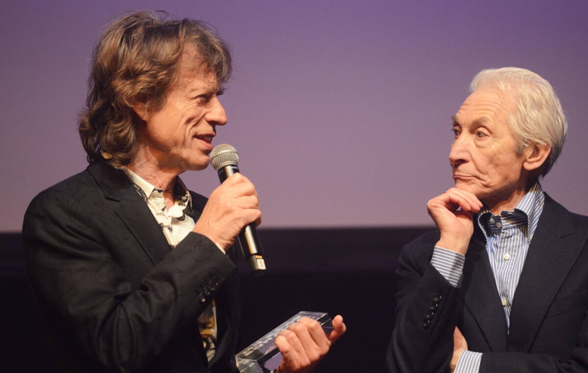 Charlie Watts y Mick Jagger