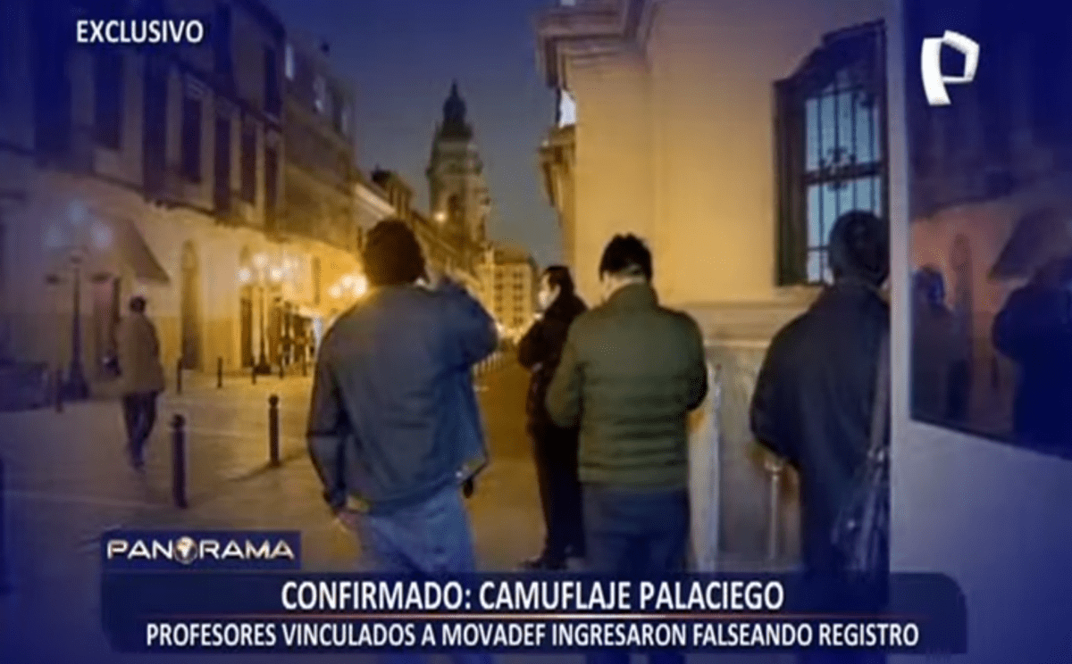 Profesores del gremio de Pedro Castillo ingresan a Palacio de Gobierno