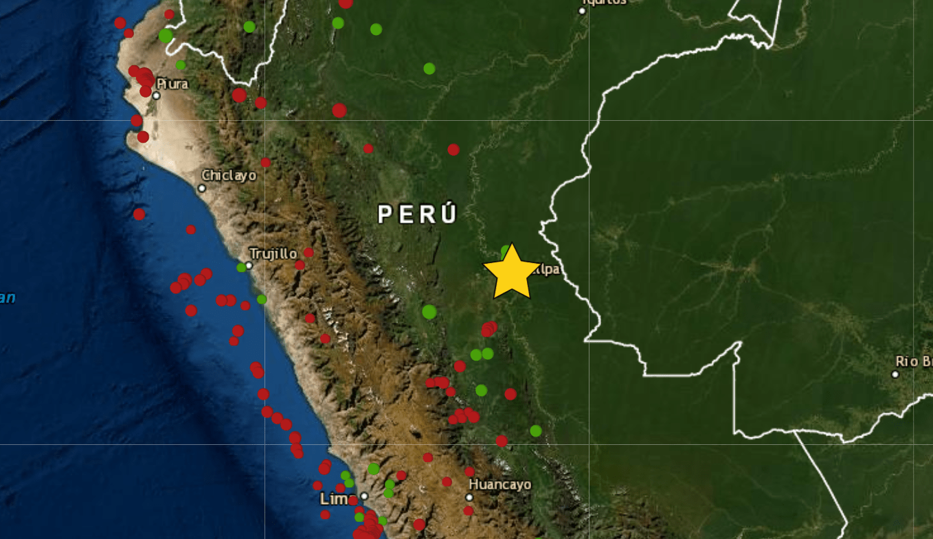 Sismo en Pucallpa