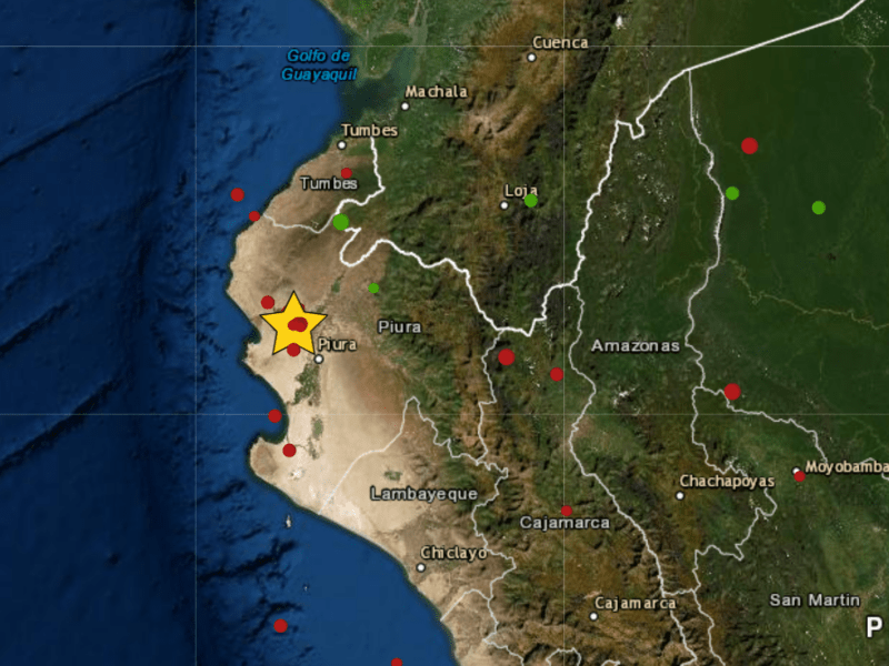 Sismo en Sullana - Piura