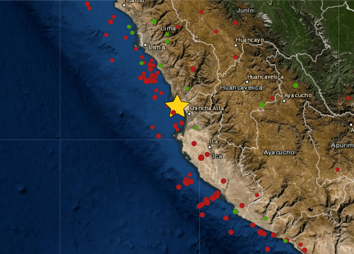 Sismo hoy en Cañete