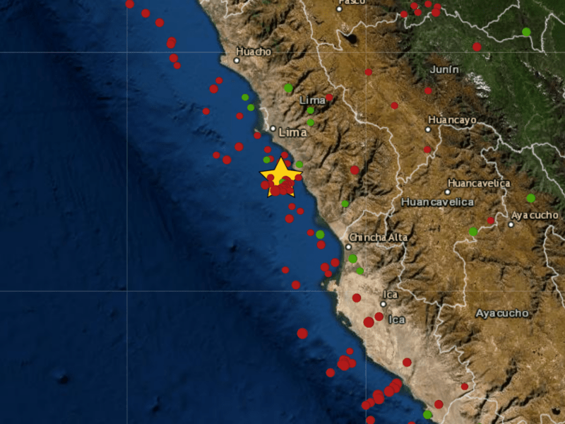 Sismo en Chilca