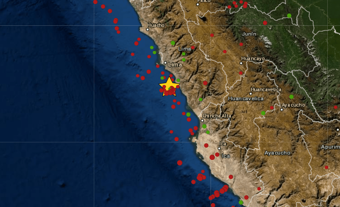 Sismo en Chilca