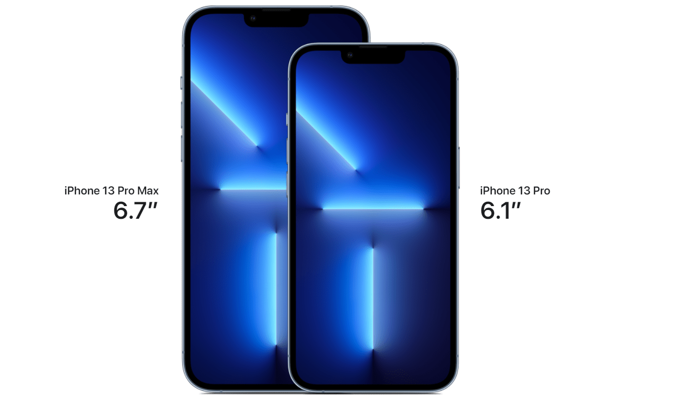 iPhone 13 Pro Max y iPhone 13 pro