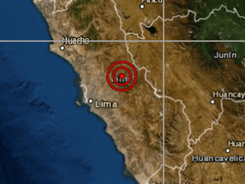 Sismo en Matucana