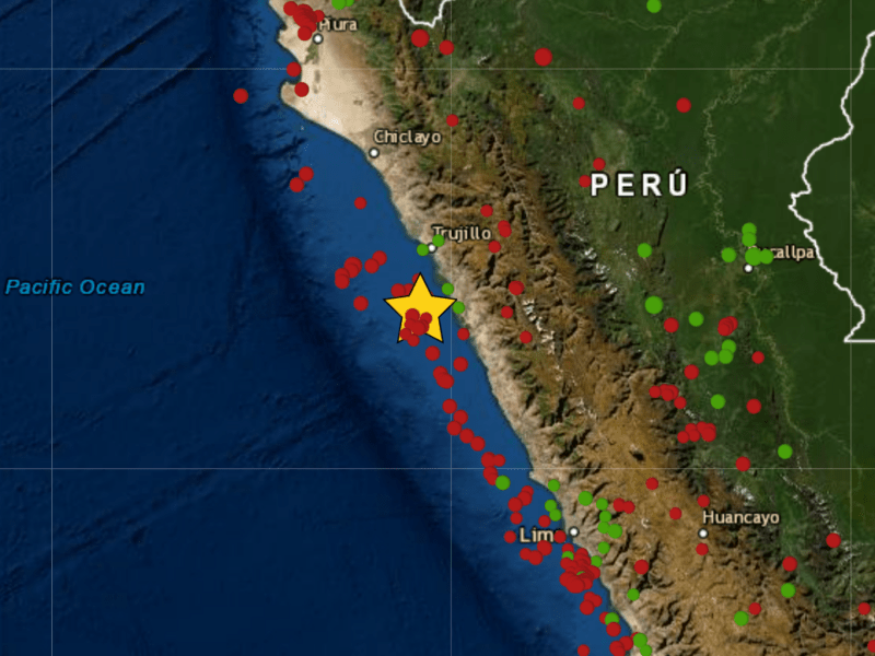 Sismo en Chimbote hoy