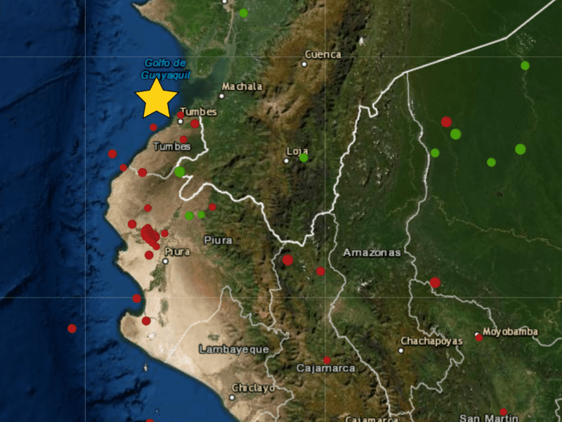 Sismo en Tumbes