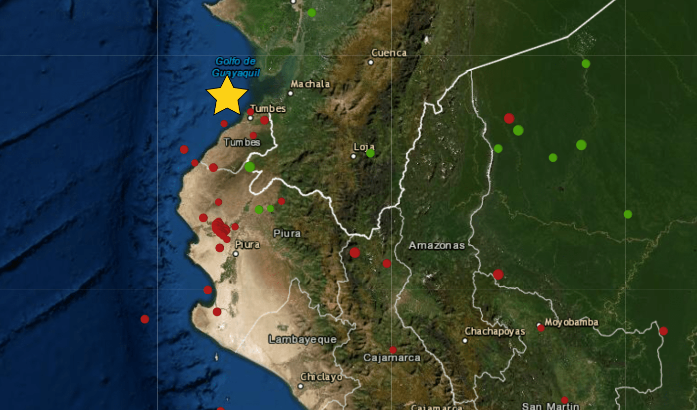 Sismo en Tumbes