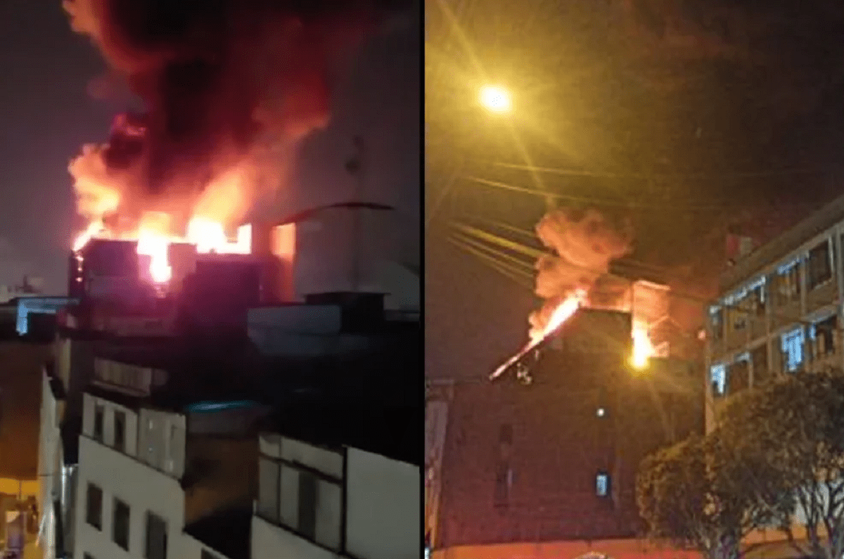 Incendio en Lima