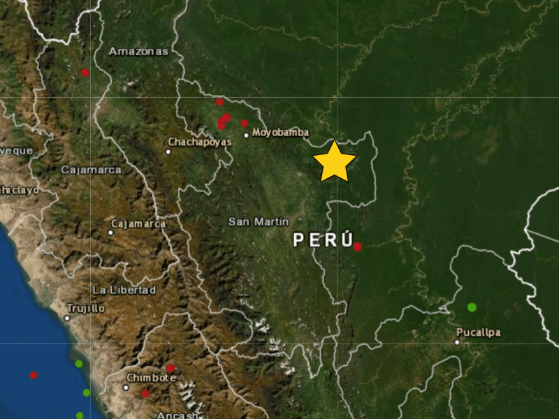 Sismo en Tarapoto