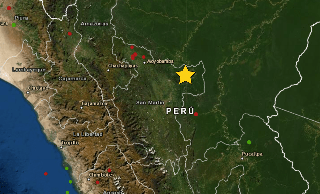 Sismo en Tarapoto