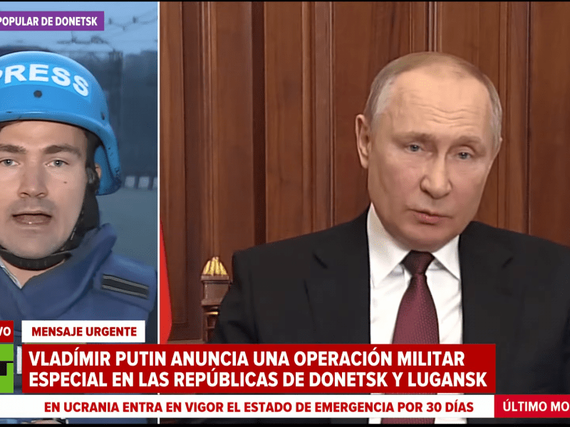 Vladimir Putin declara la guerra a Ucrania