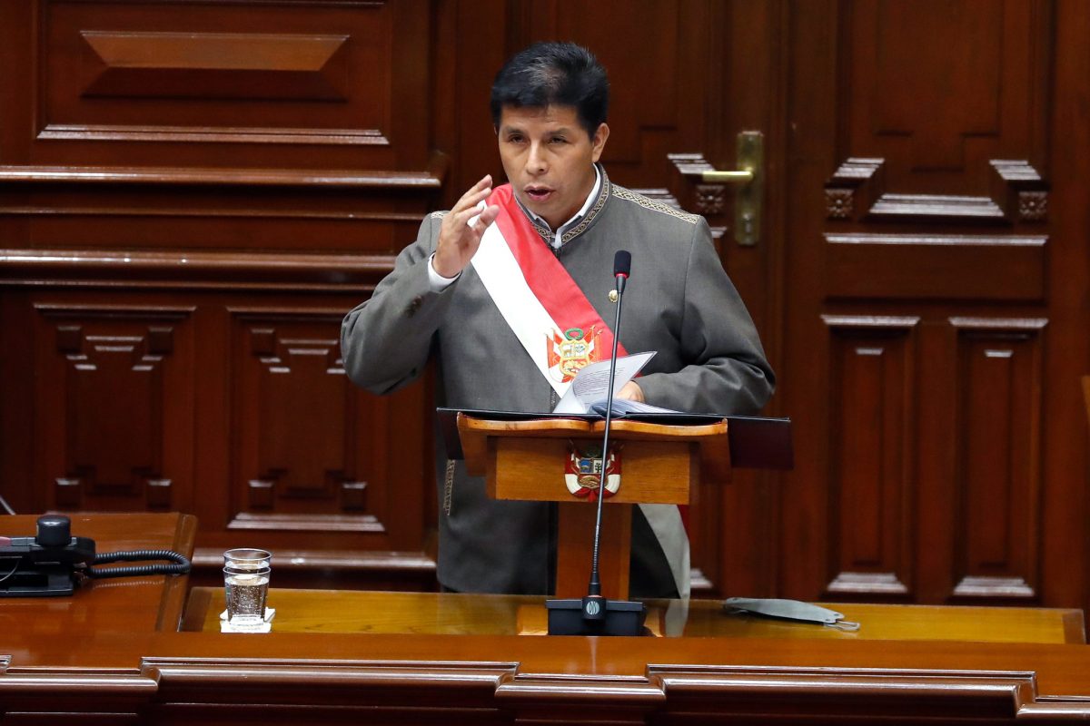 Pedro Castillo en el Congreso