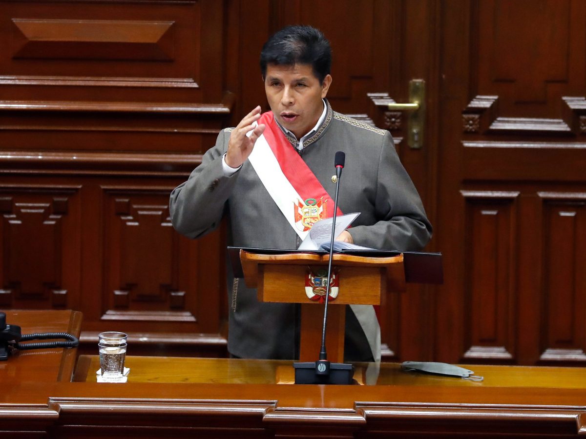 Pedro Castillo en el Congreso