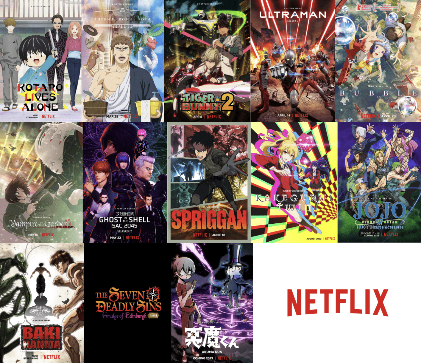 Netflix pone rumbo a AnimeJapan con una amplia oferta de títulos de diversos géneros