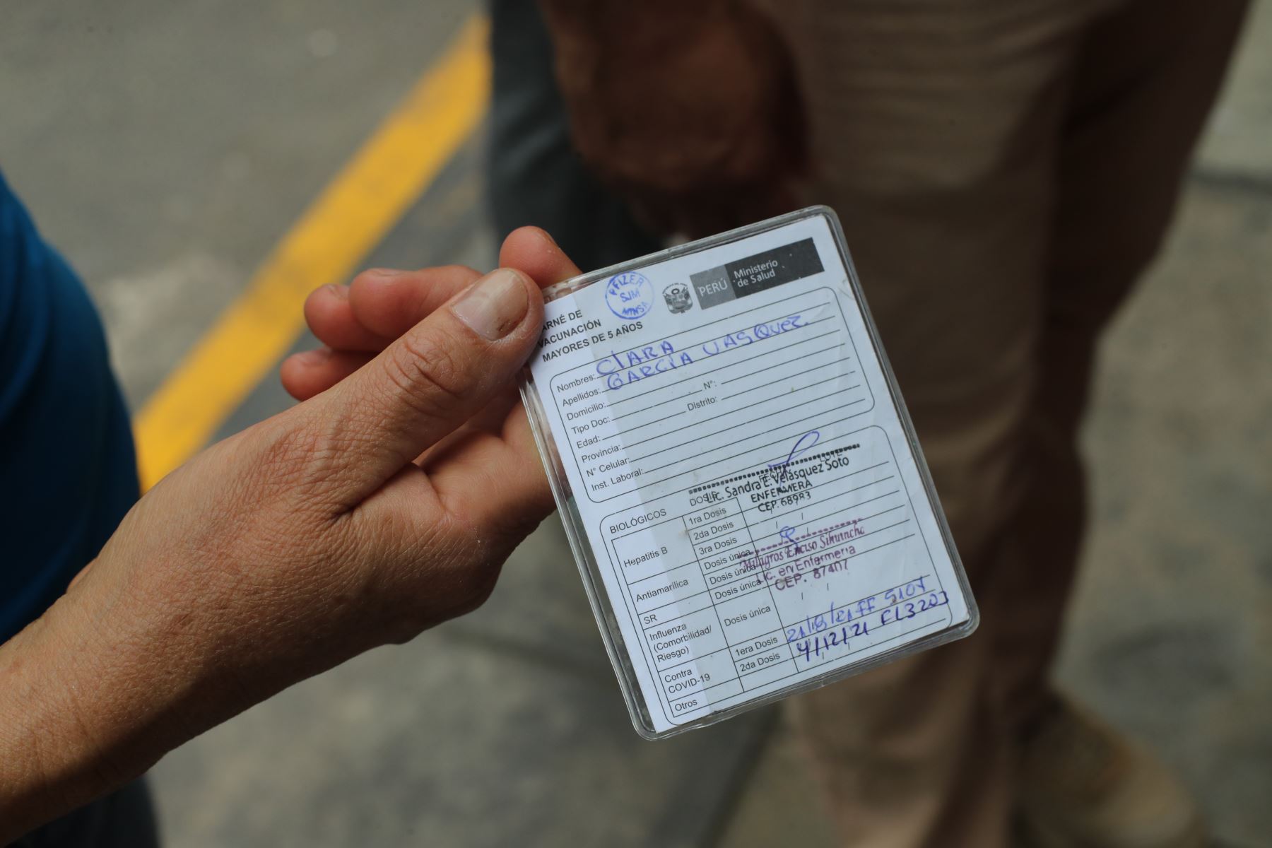 Carnet de vacunación contra el COVID-19