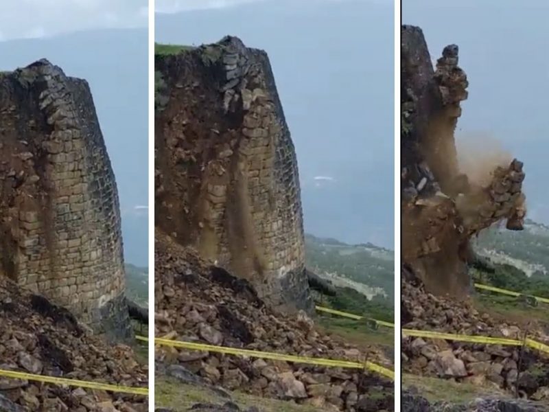 Fortaleza de Kuélap se sigue derrumbando