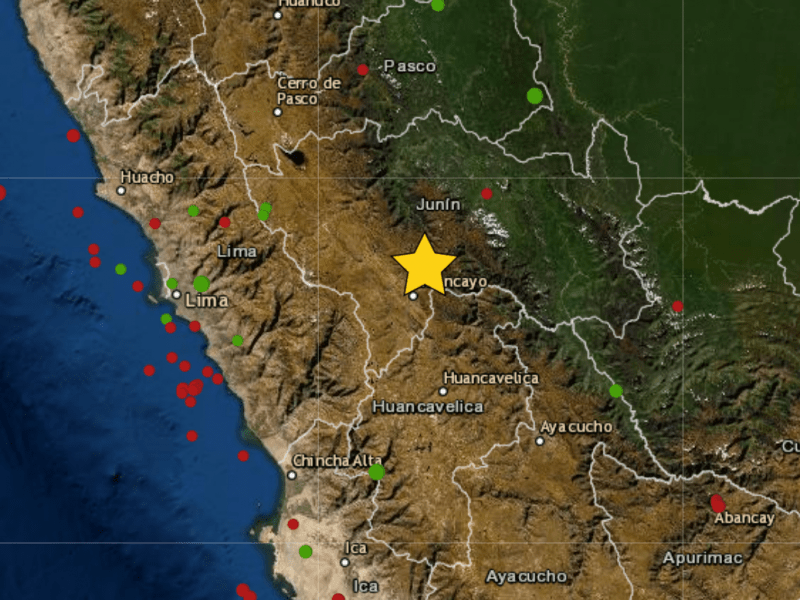 Sismo en Junín