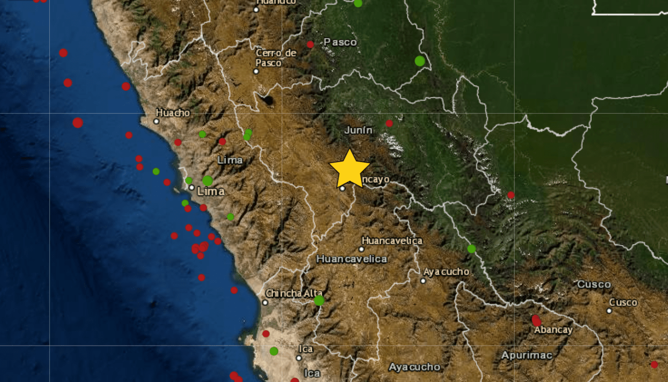 Sismo en Junín