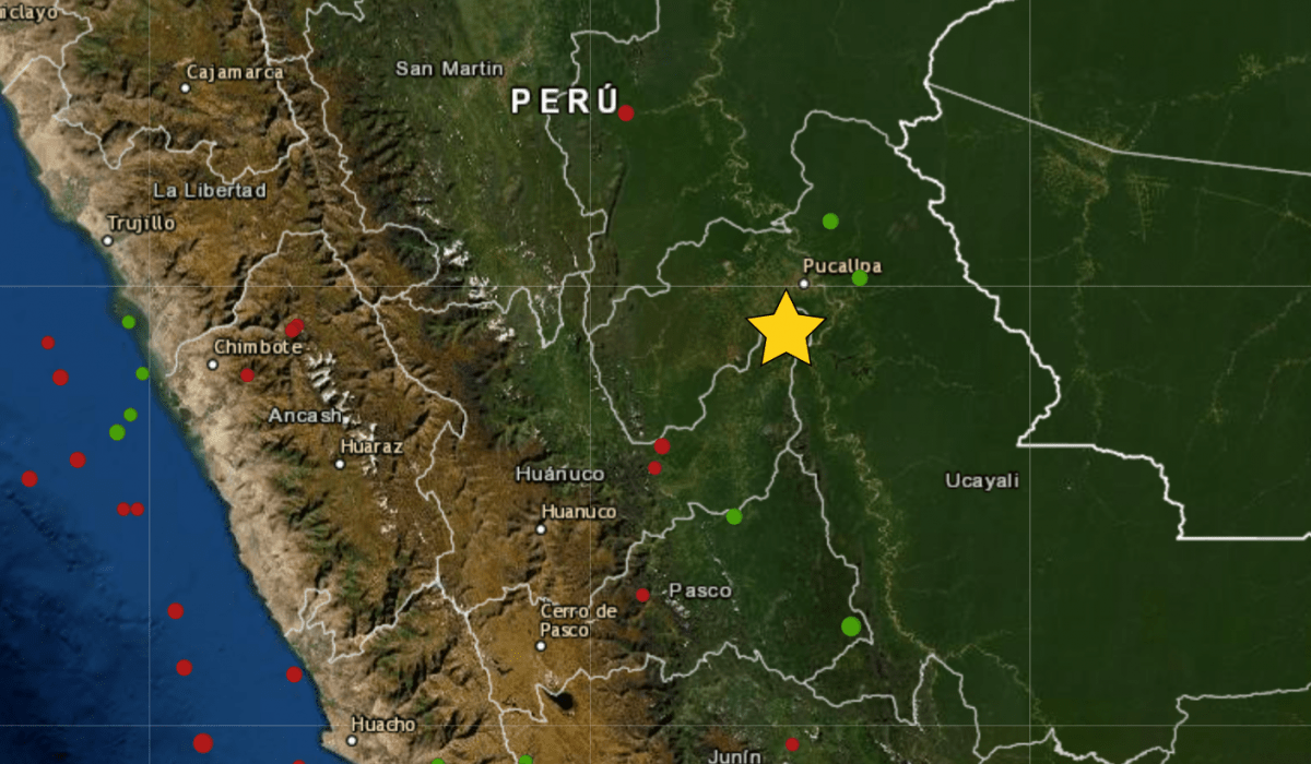 Sismo en Pucallpa hoy