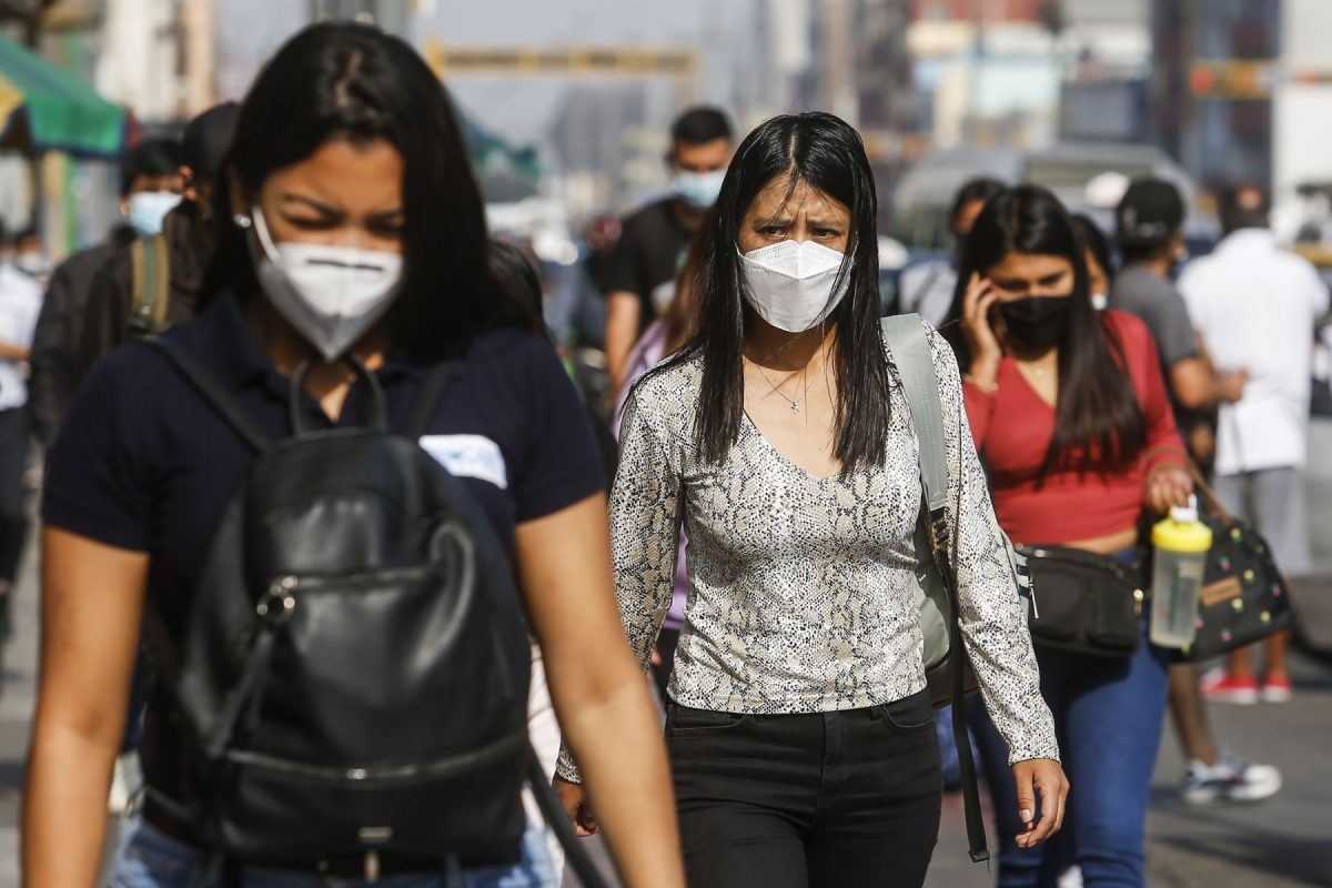 Uso de mascarillas en Lima y regiones del Perú