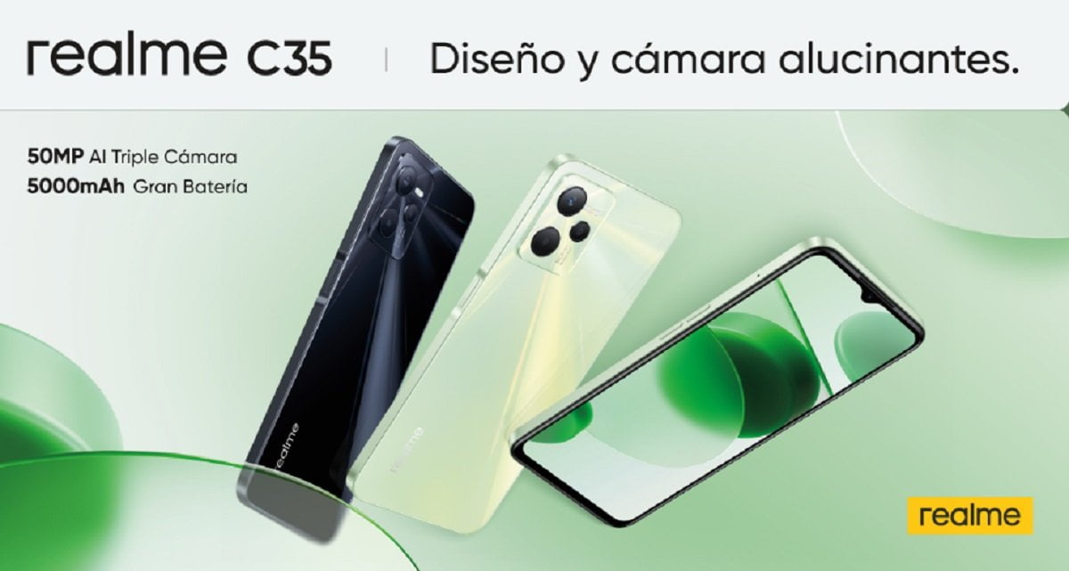 El realme C35 llega al Perú