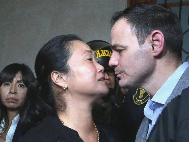 Keiko Fujimori y Mark Vito