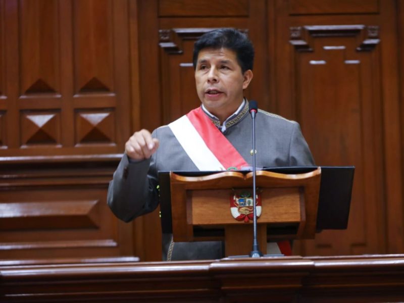 Pedro Castillo en el Congreso