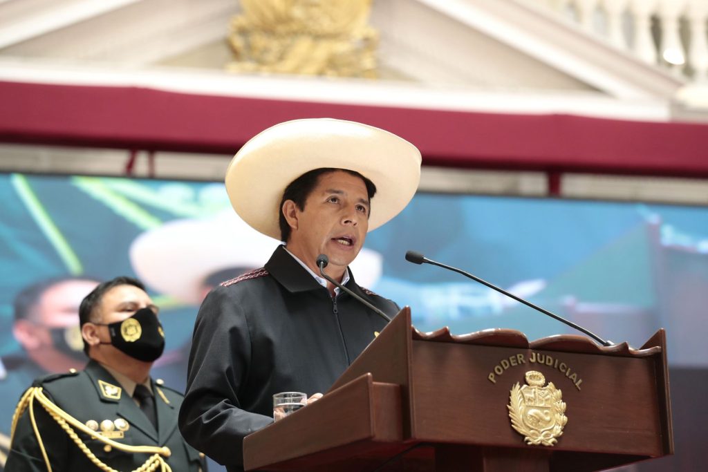Pedro Castillo en el Poder Judicial