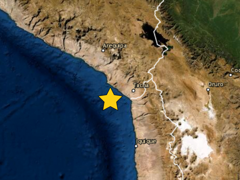 Sismo en Moquegua